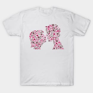 Couple kiss flower T-Shirt